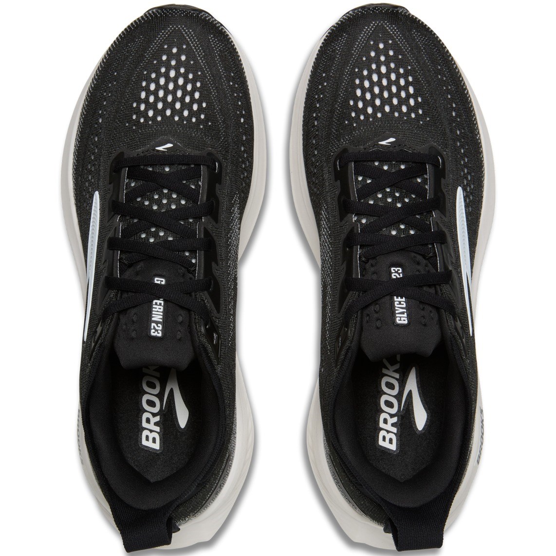 Brooks Glycerin 23 - Womens Running Shoes - Black/Grey/White