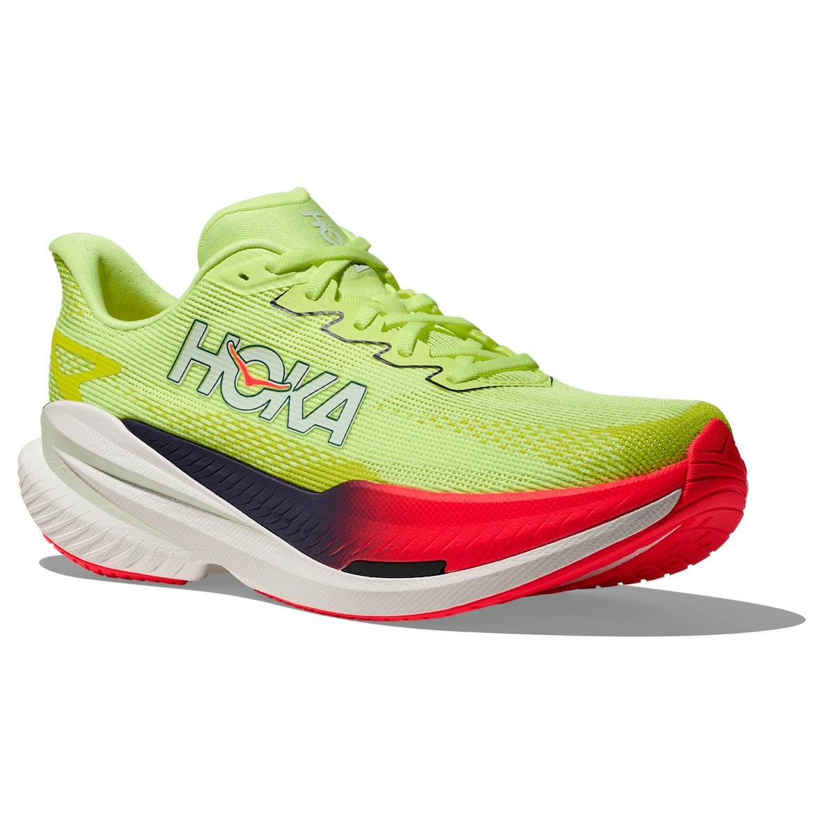 Hoka Mach X 3 - Mens Running Shoes - Neon Yuzu/Squid Ink