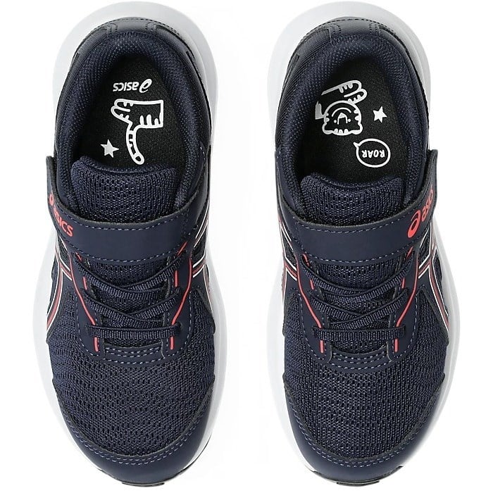 Asics Contend 9 PS - Kids Running Shoes - Midnight/Flash Red