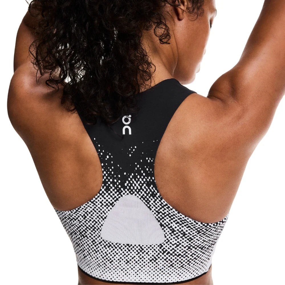 On Womens Zero Crop Top - White/Black - image 2