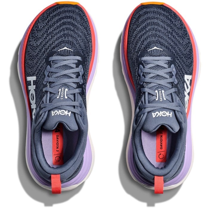 Hoka Gaviota 5 - Womens Running Shoes - Anchor/Grapefruit