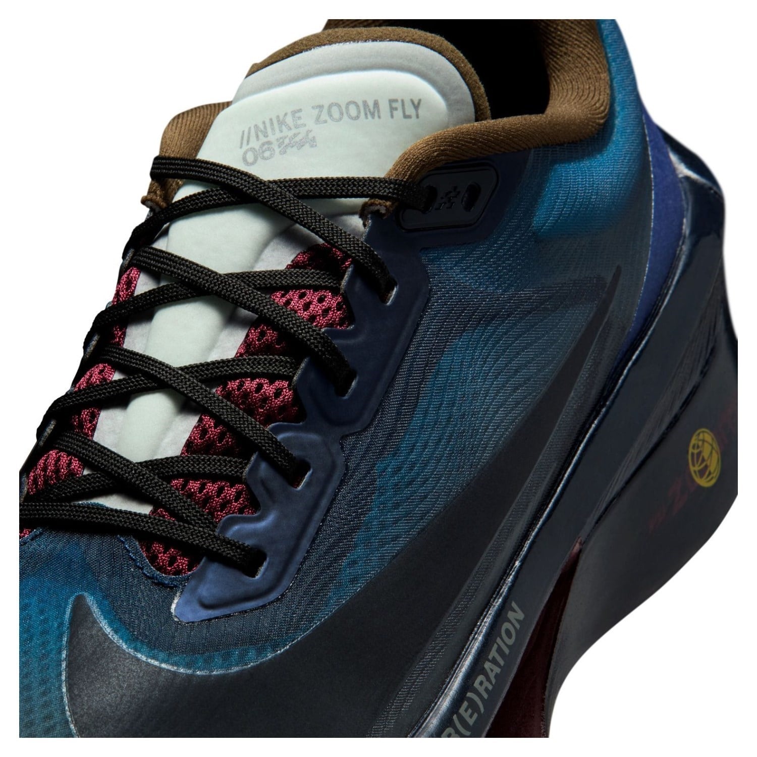 Nike Zoom Fly 6 - Our Pace Our Vib(e)bration - Mens Running Shoes - Court Blue/Obsidian/Burgundy Ash