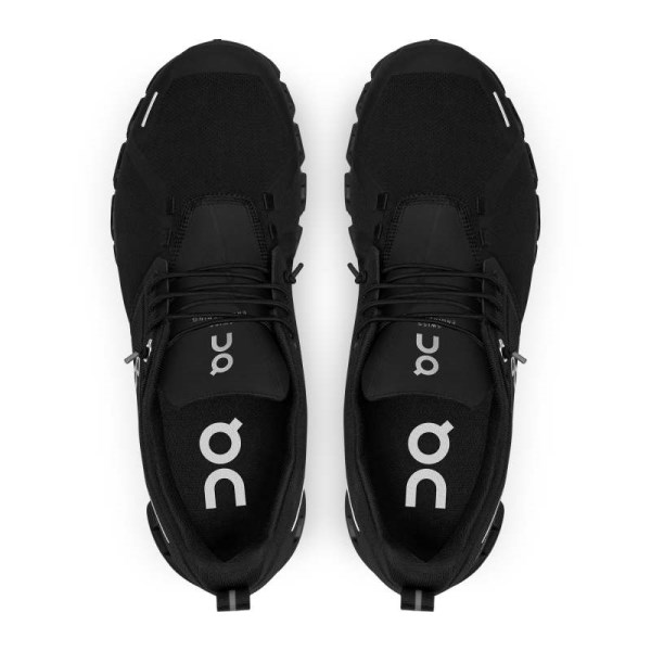 On Cloud 5 Waterproof - Mens Running Shoes - All Black