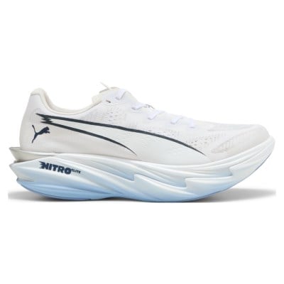 Puma Deviate Nitro Elite 4 - Womens Running Shoes - Puma White/Chambray