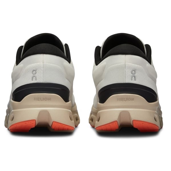 On Cloudstratus 3 - Womens Running Shoes - Undyed White/Sand