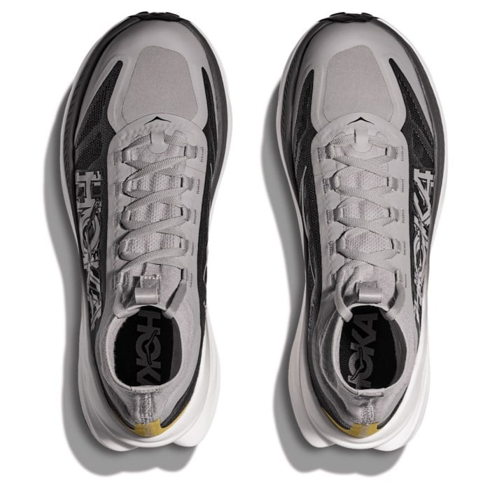 Hoka Tecton X 3 - Mens Trail Running Shoes - Cement/Black