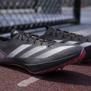 Adidas Adizero Prime SP 3 Strung - Unisex Track Sprint Spikes - Core Black/Zero Metallic/Spark