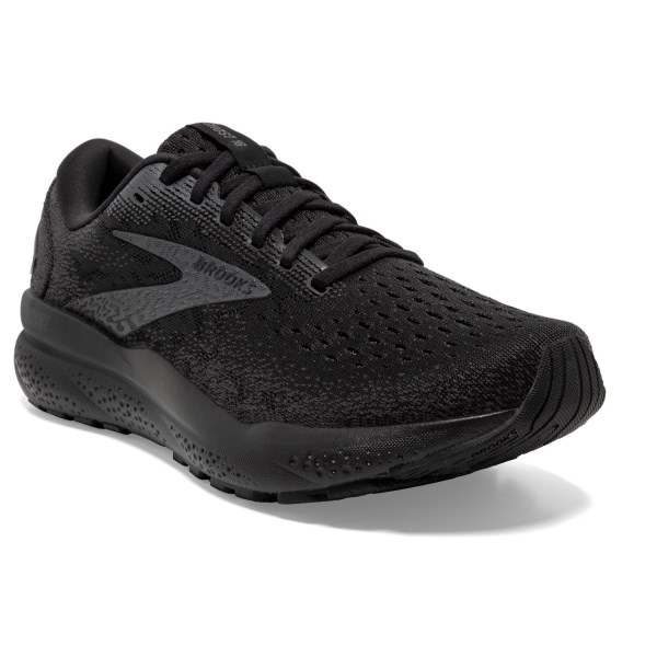 Brooks Ghost 16 - Womens Running Shoes - Black/Black/Ebony