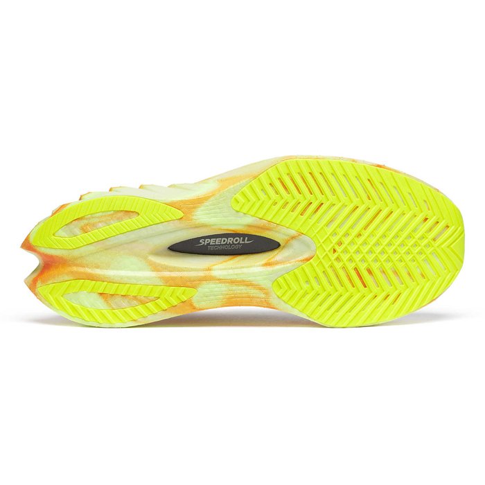 Saucony Endorphin Pro 4 - Mens Road Racing Shoes - Fog/Peel