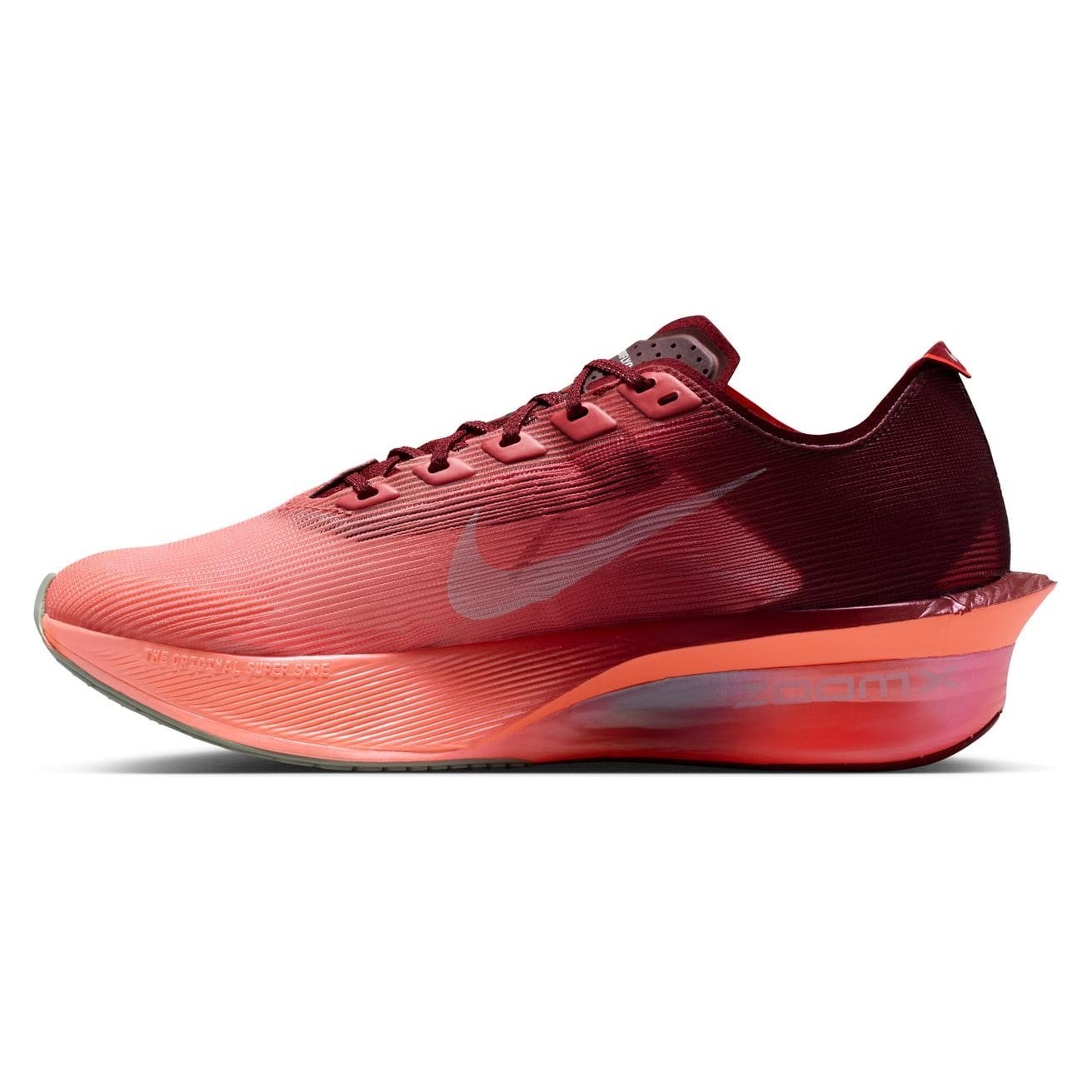 Nike ZoomX Vaporfly 4 SE - Womens Racing Shoes - Team Red/Barely Green/Atomic Pink