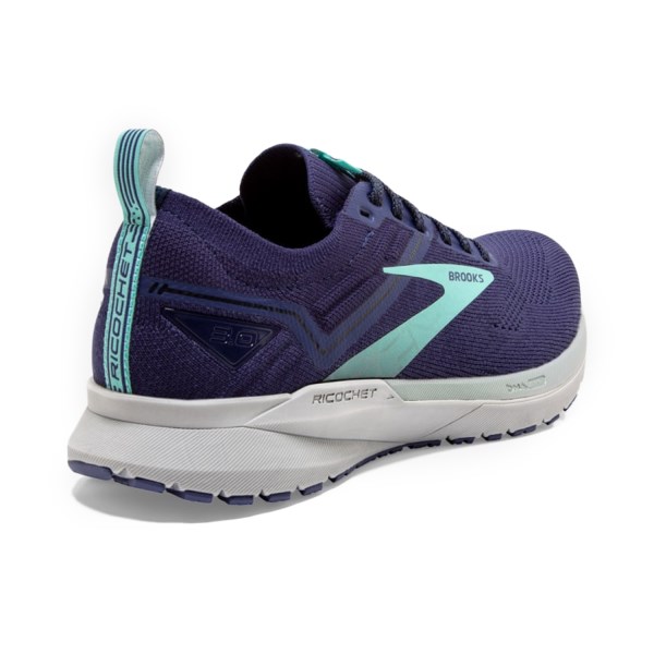 Brooks Ricochet 3 - Womens Running Shoes - Peacoat/Ribbon/Blue Tint