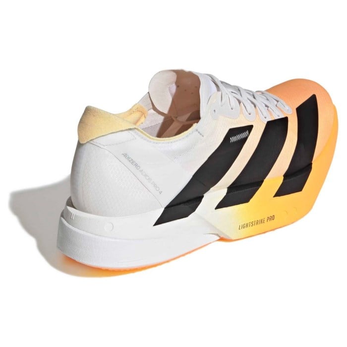 adidas Adizero Adios Pro 4 - Mens Racing Shoes - Lucid Tangerine/Core Black/Crystal White - image 4