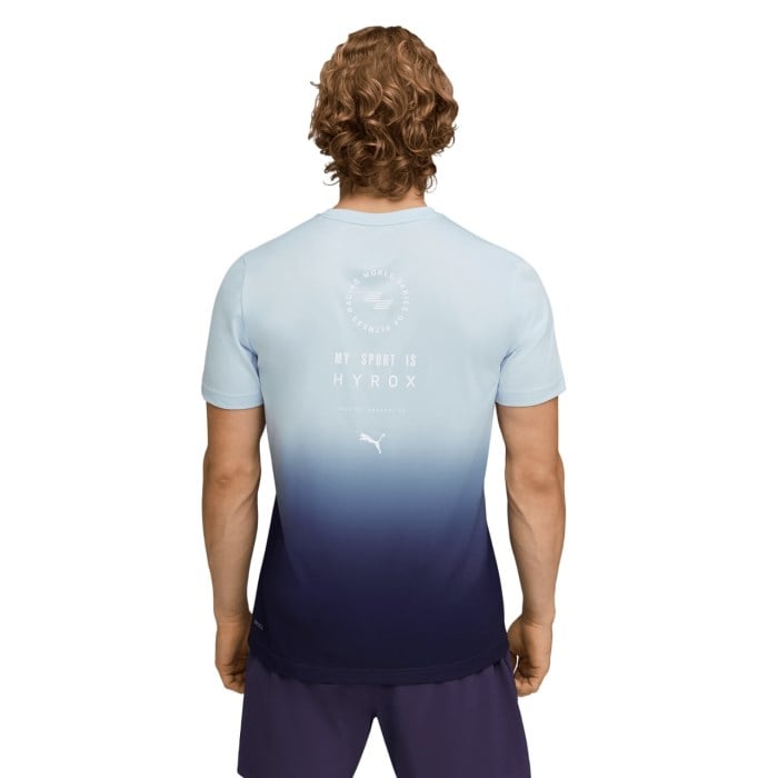 Puma X Hyrox Poly Mens Graphic T-Shirt - White/Deep Plum