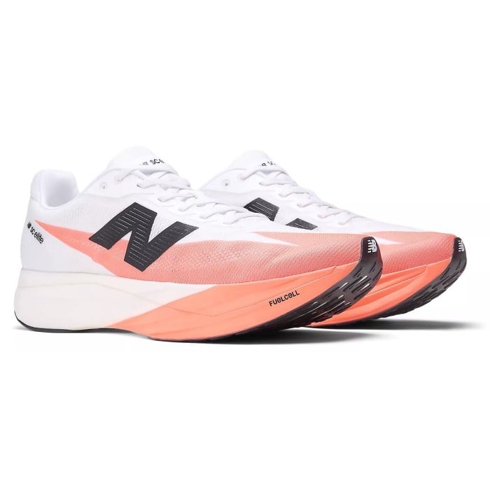 New Balance FuelCell Supercomp Elite v5 - Mens Racing Shoes - Urgent Red/White/Black