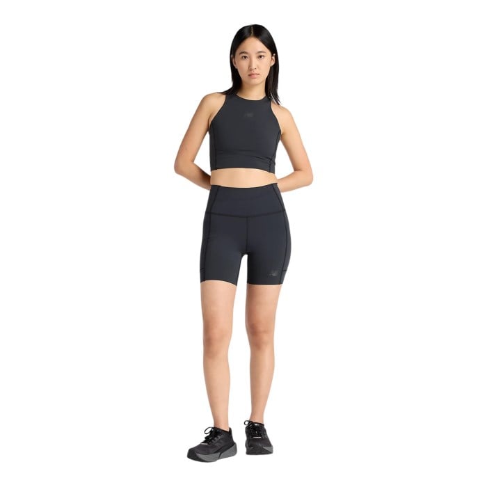 New Balance RC Elite Storage 6 Inch Womens Short Tights - Black - image 4