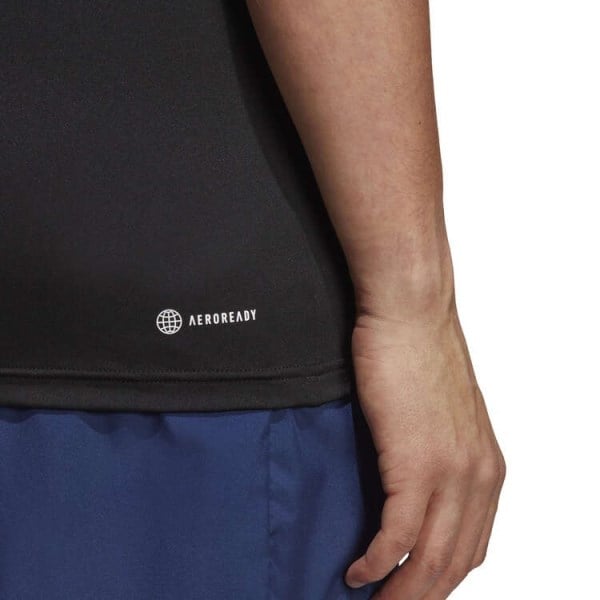 Adidas Train Essentials Mens Stretch Training T-Shirt - Black/White