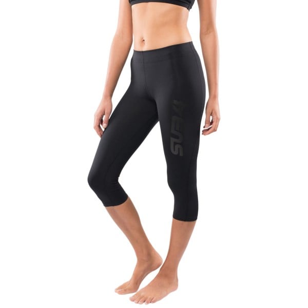 Sub4 Compression Womens 3/4 Training Tights - Black