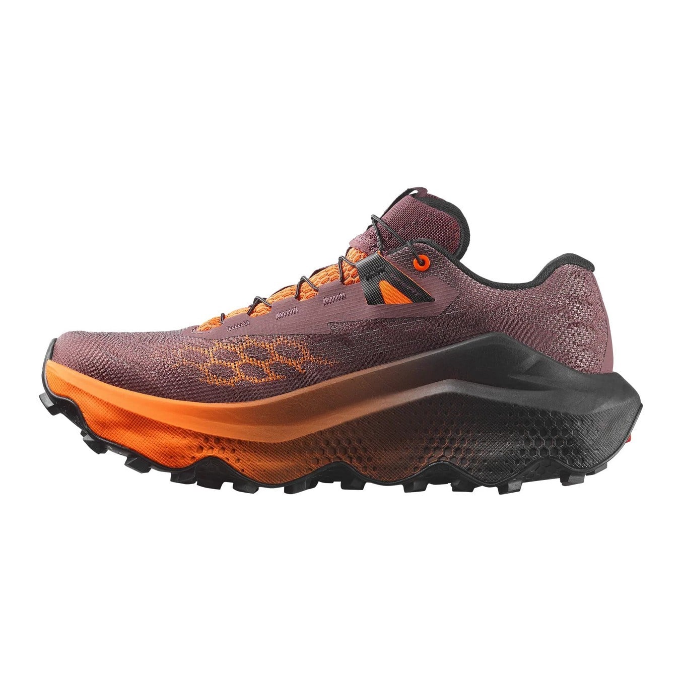 Salomon Ultra Glide 4 - Womens Trail Running Shoes - Huckleberry/Black/Red Orange - image 2