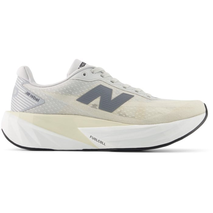 New Balance FuelCell Rebel v5 - Womens Running Shoes - Linen/Grey Matter/White