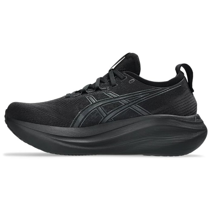 Asics Gel Nimbus 27 - Mens Running Shoes - Black/Graphite Grey