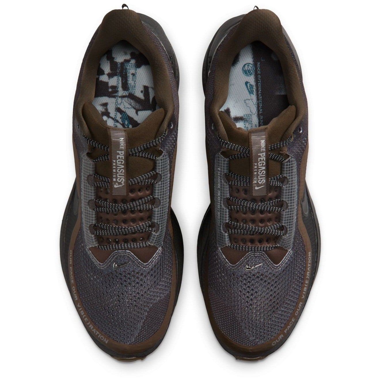 Nike Pegasus Premium - Our Pace Our Vib(e)bration - Mens Running Shoes - Off Noir/Black/Dark