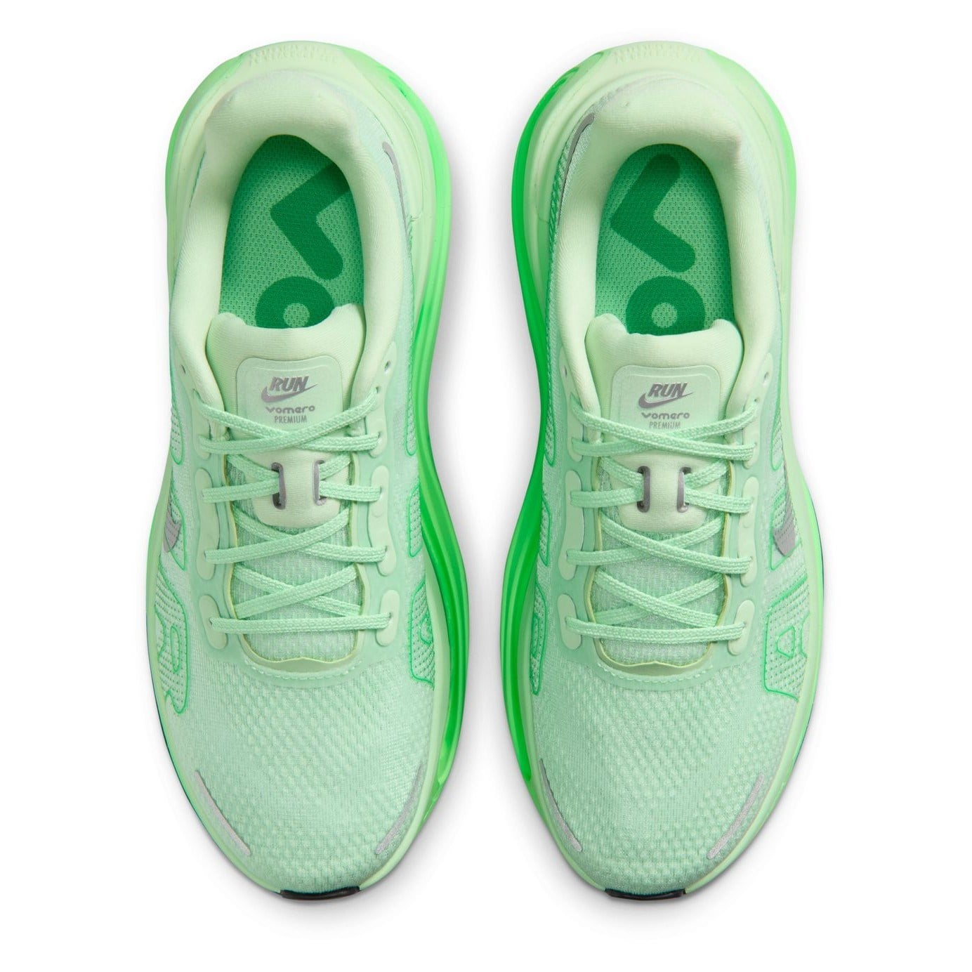 Nike Vomero Premium - Womens Running Shoes - Cucumber/Calm/Metallic Silver - image 4