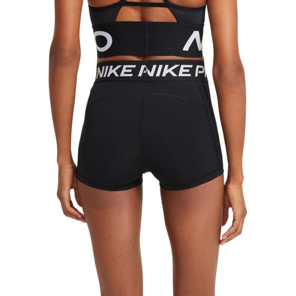 Nike Pro 3 Inch Womens Training Shorts - Black/White