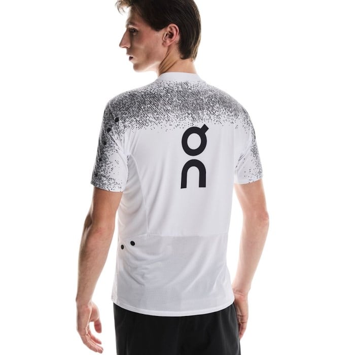 On Ultra-T Mens Trail Running T-Shirt - Limelight/Grey