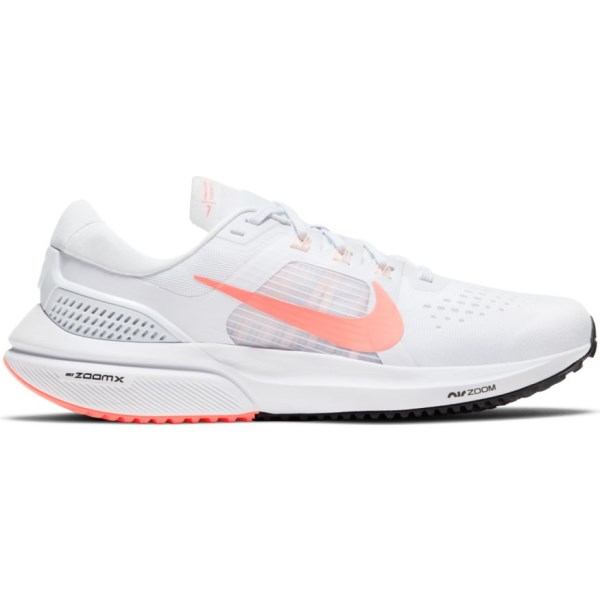 Nike Air Zoom Vomero 15 - Womens Running Shoes - White/Crimson Tint/Black