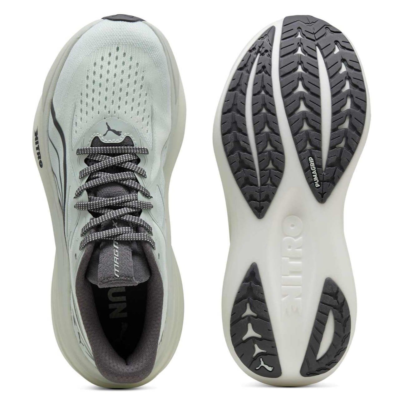 Puma MagMax Nitro 2 - Mens Running Shoes - Creme De Mint/Moody Gray - image 3
