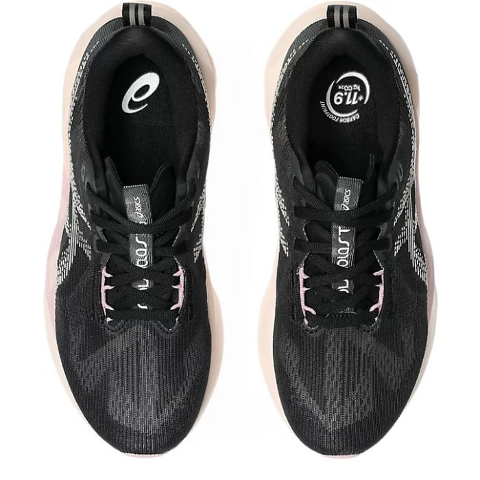 Asics NovaBlast 5 - Womens Running Shoes - Black/Pearl Pink