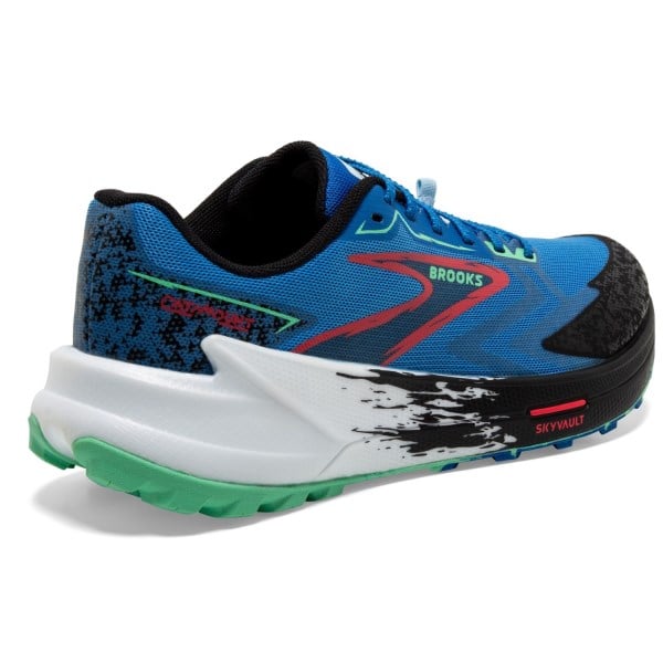 Brooks Catamount 3 - Mens Trail Running Shoes - Victoria Blue/Spring Bud