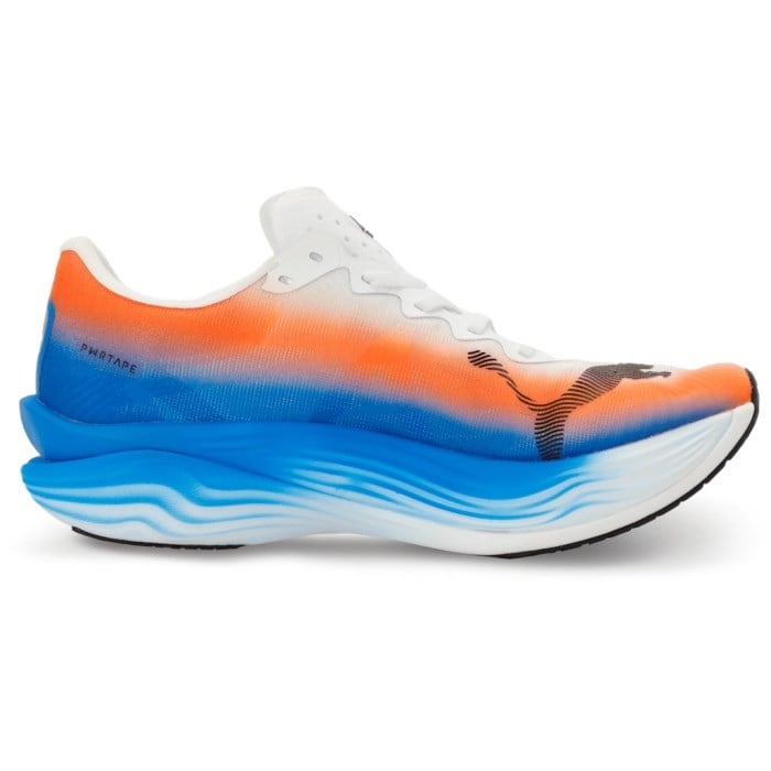 Puma Deviate Nitro Elite 3 Ekiden - Womens Running Shoes - Puma White/Heat Fire/Puma Black
