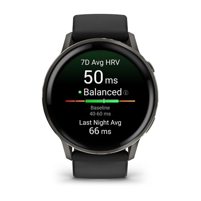 Garmin Venu 4 Smartwatch 45mm - Slate/Black