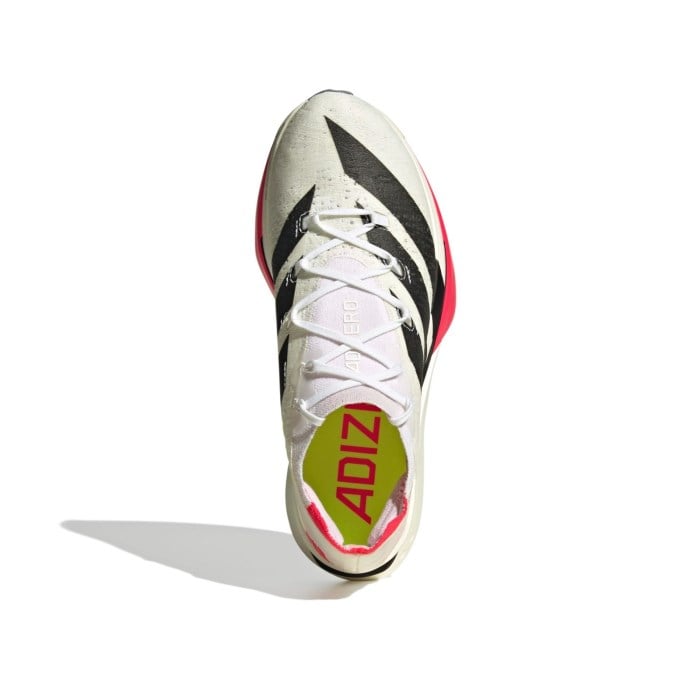 adidas Adizero Prime X 3 Strung - Unisex Racing Shoes - Cloud White/Core Black/Lucid Red