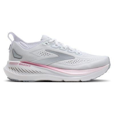 Brooks Glycerin GTS 23 - Womens Running Shoes - White/Harbor Mist/Metal