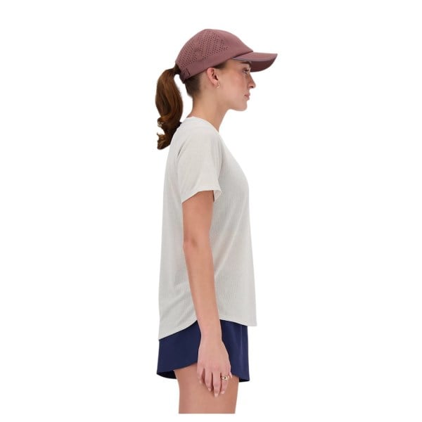 New Balance Athletics Womens Running T-Shirt - Ash Heather