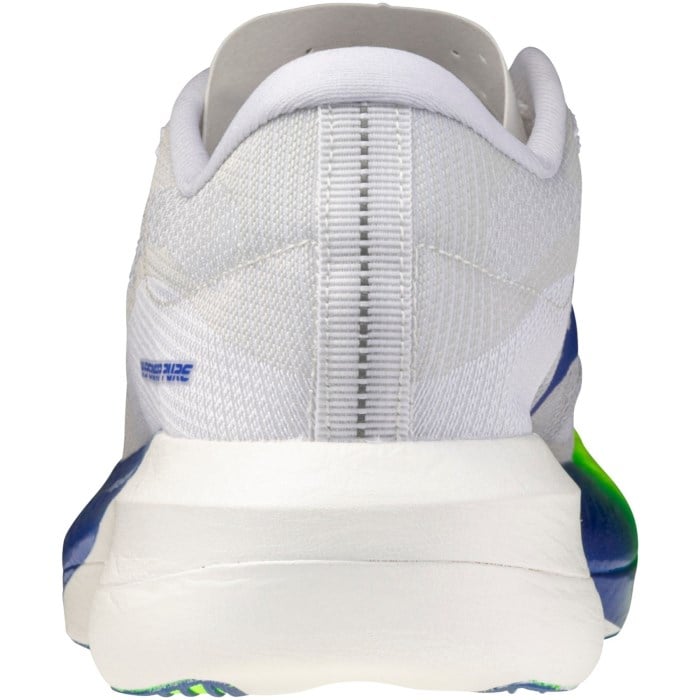 Mizuno Hyperwarp Pure - Unisex Racing Shoes - White/Lightning Yellow/Dazzling Blue