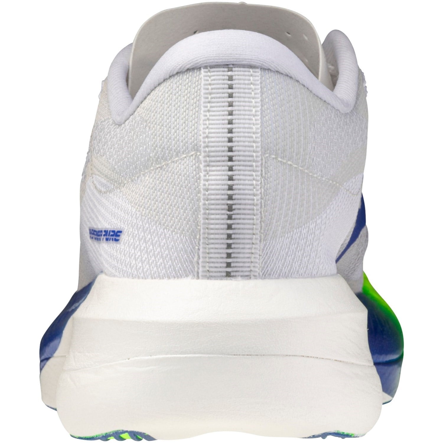 Mizuno Hyperwarp Pure - Unisex Racing Shoes - White/Lightning Yellow/Dazzling Blue