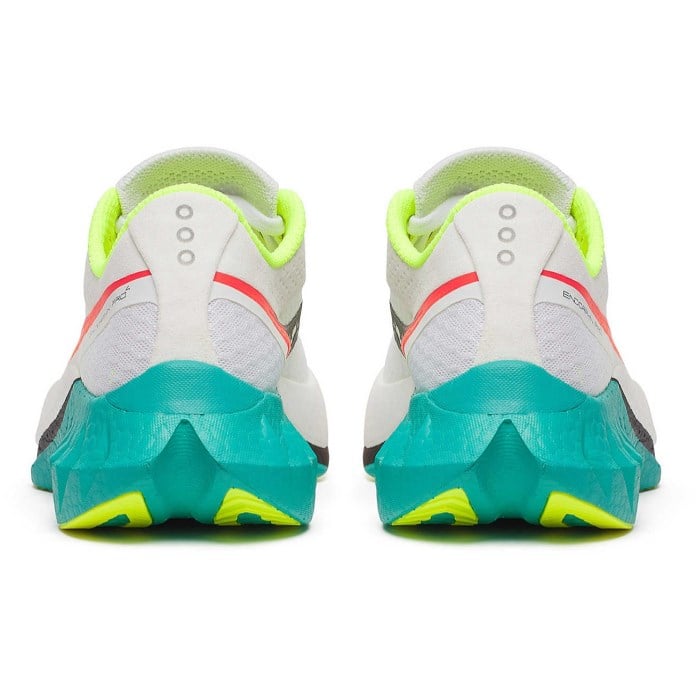 Saucony Endorphin Pro 4 - Womens Road Racing Shoes - White/Mutant