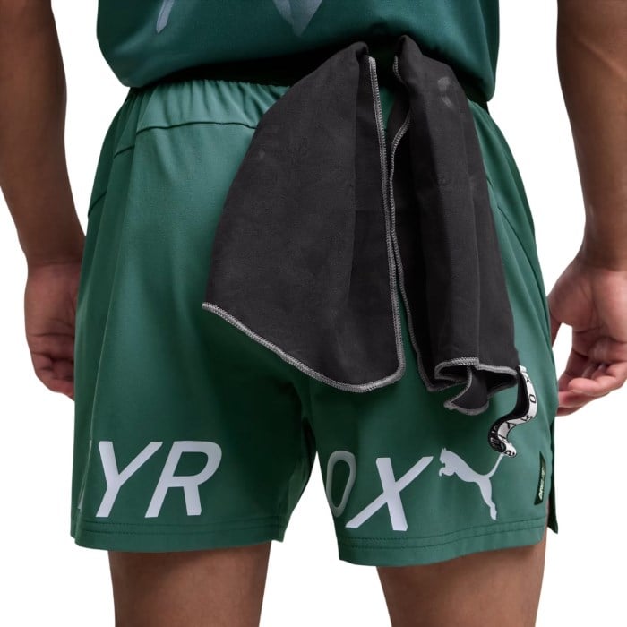 Puma x Hyrox PWRMode Mens 5 Inch Running Shorts - Herb Garden - image 3