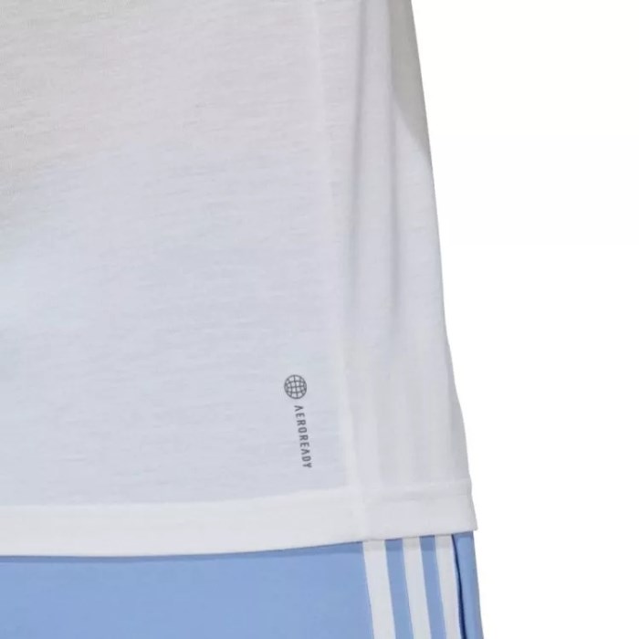 adidas Womens Aeroready Train Essentials Crewneck Tee - White