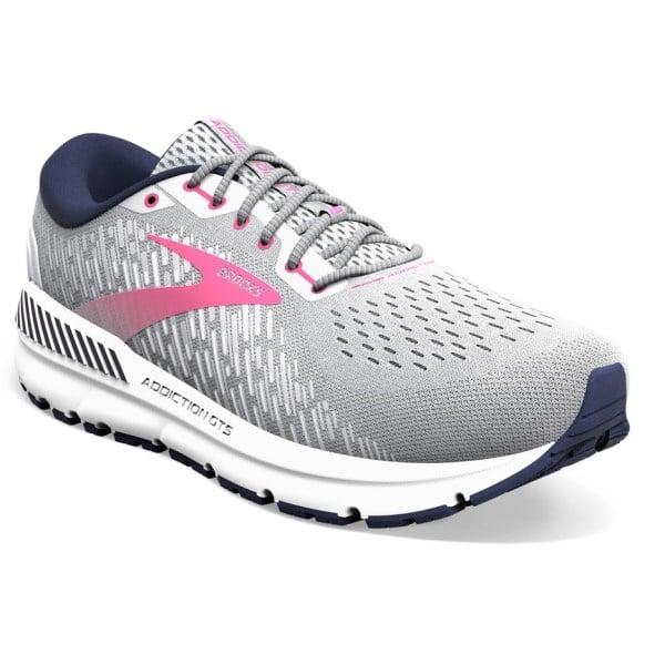 Brooks Addiction GTS 15 - Womens Running Shoes - Oyster/Peacoat/Lilac