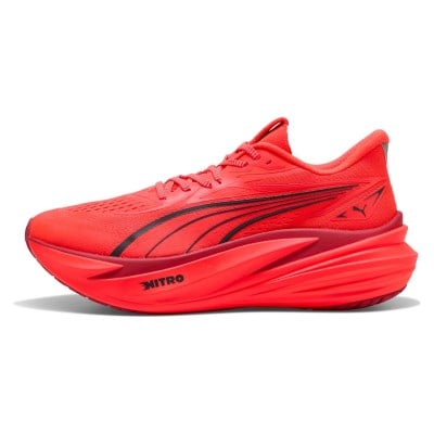 Puma MagMax Nitro 2 - Mens Running Shoes - Ultra Red/Red Rhythm
