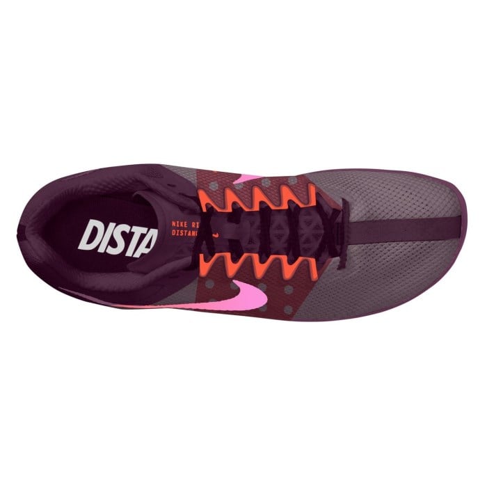 Nike Zoom Rival Distance - Unisex Track Running Spikes - Bordeaux/Pink Spell/Hyper Crimson - image 3