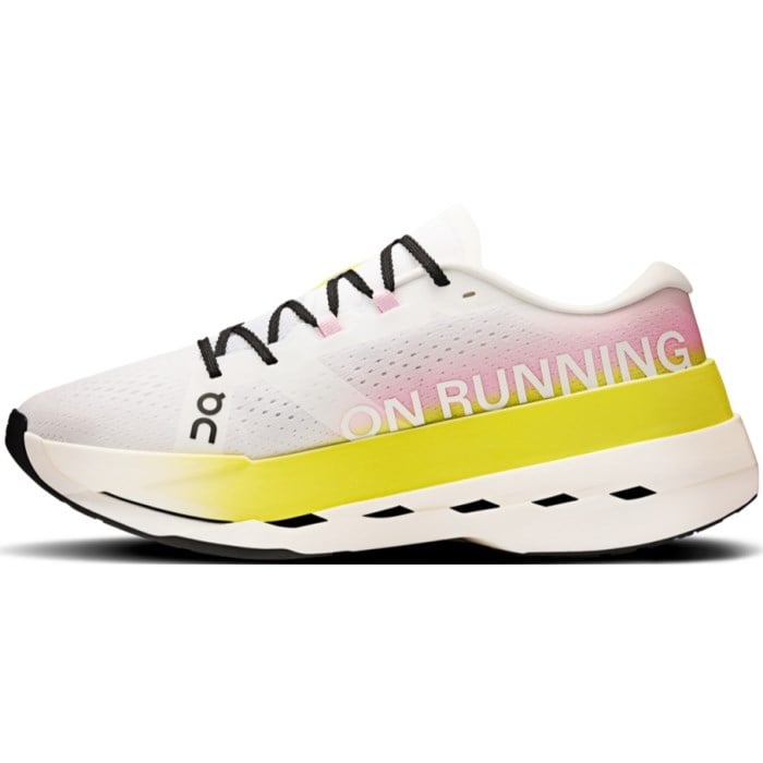 On Cloudboom Max - Mens Running Shoes - Lime/Raspberry