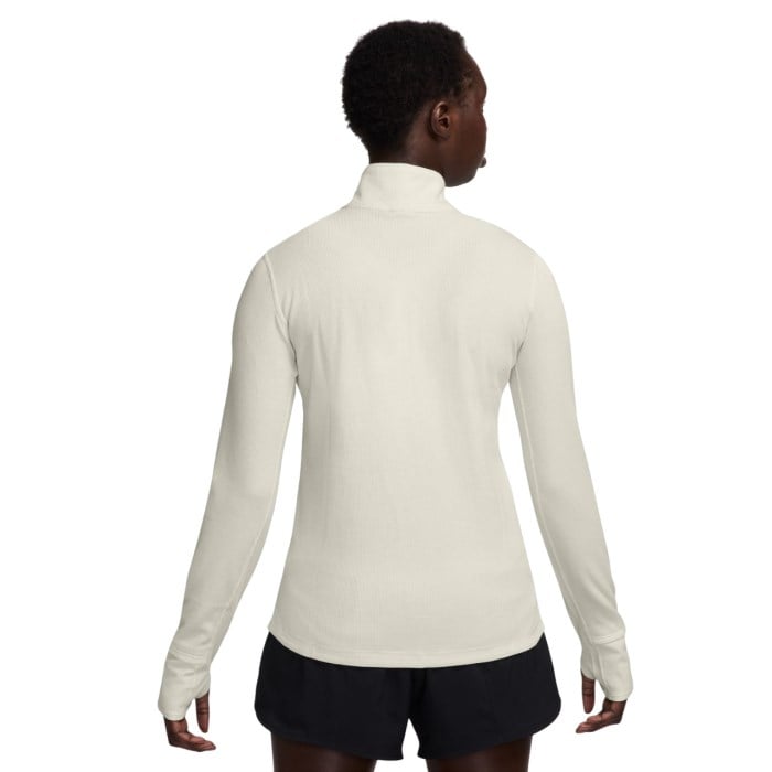 Nike Dri-Fit 1/4 Zip Womens Running Mid Layer Top - Phantom/Summit White