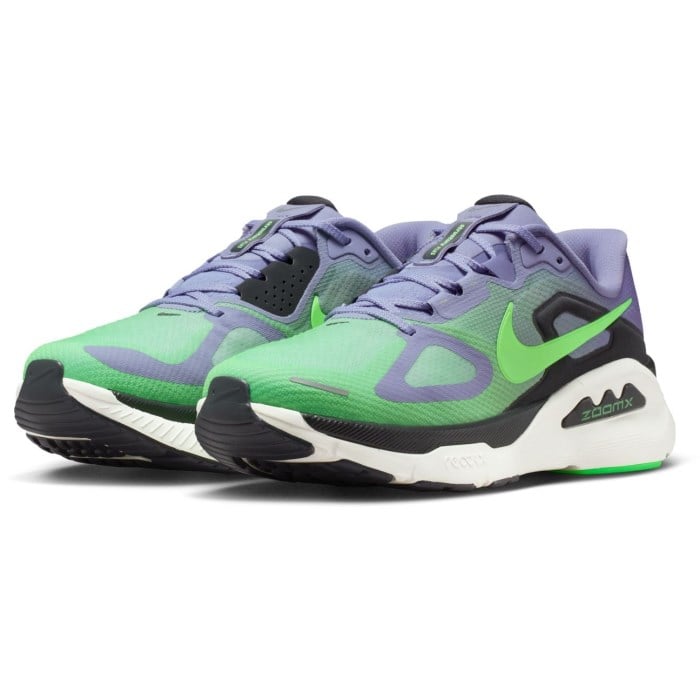 Nike Structure Plus - Mens Running Shoes - Iron Purple/Voltage Green/Off Noir/Sail