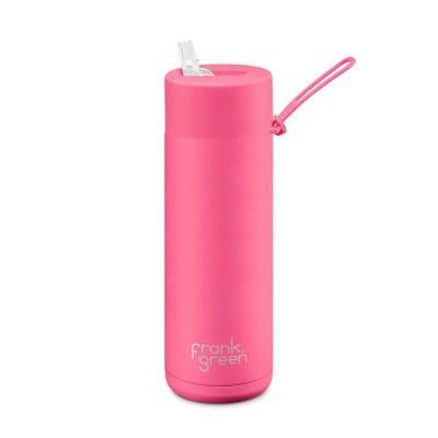 Frank Green Ceramic Reusable Straw Lid Water Bottle - 595ml