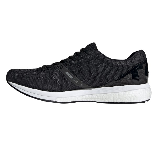 Adidas Adizero Boston 8 - Mens Running Shoes - Core Black/Footwear White/Grey